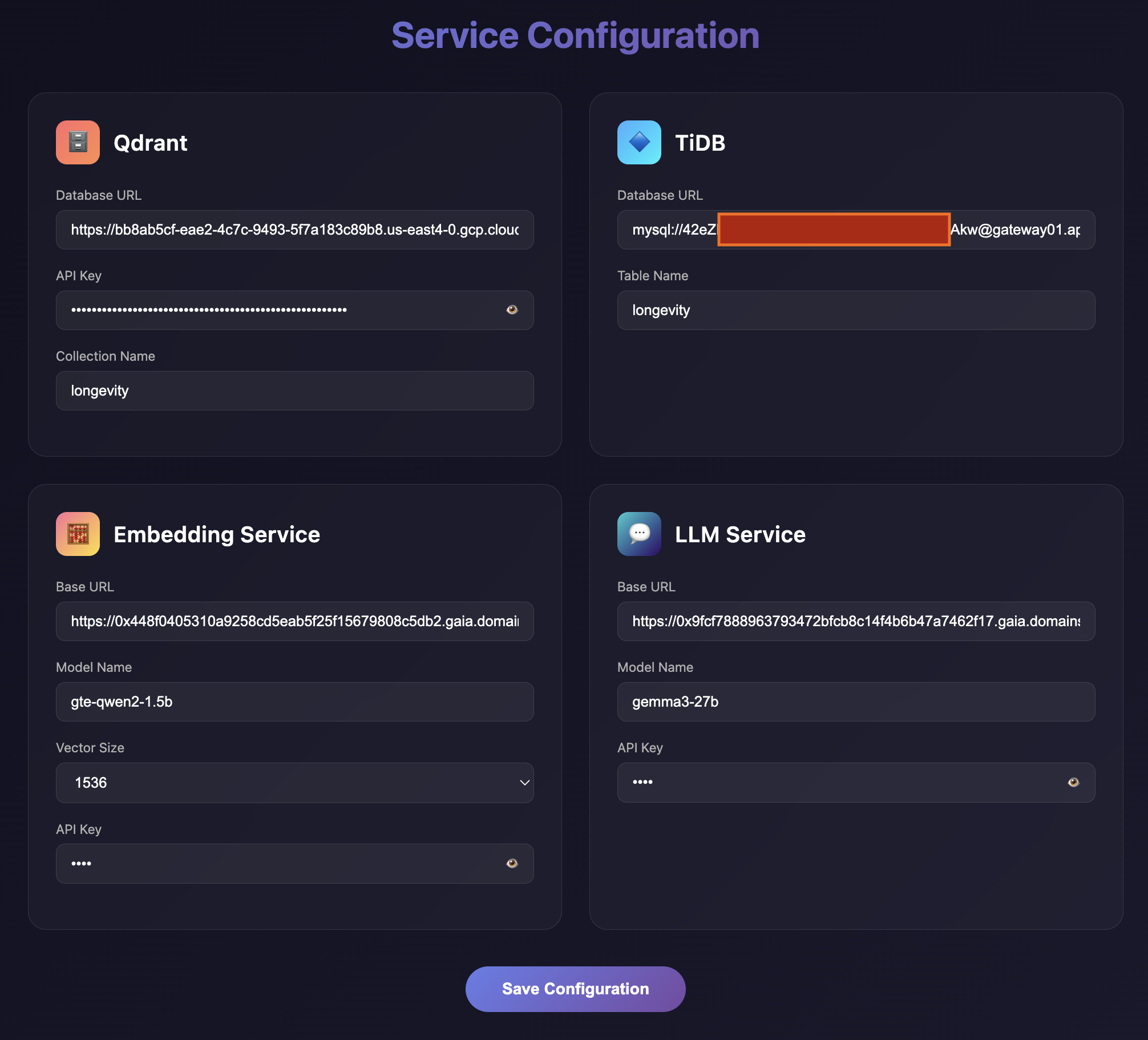 Configure the knowledge base